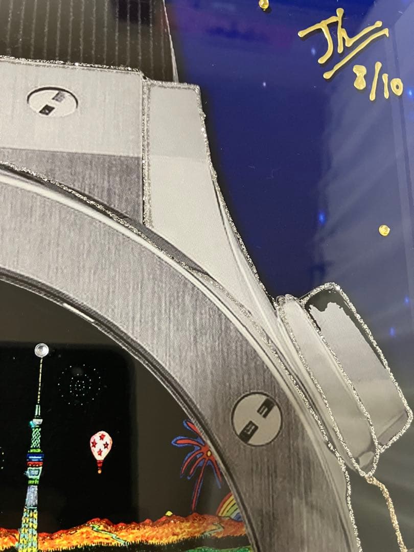 ヨハンペラトーネル　3D作品 Watch Tokyo プレキシアートオブジェ美品