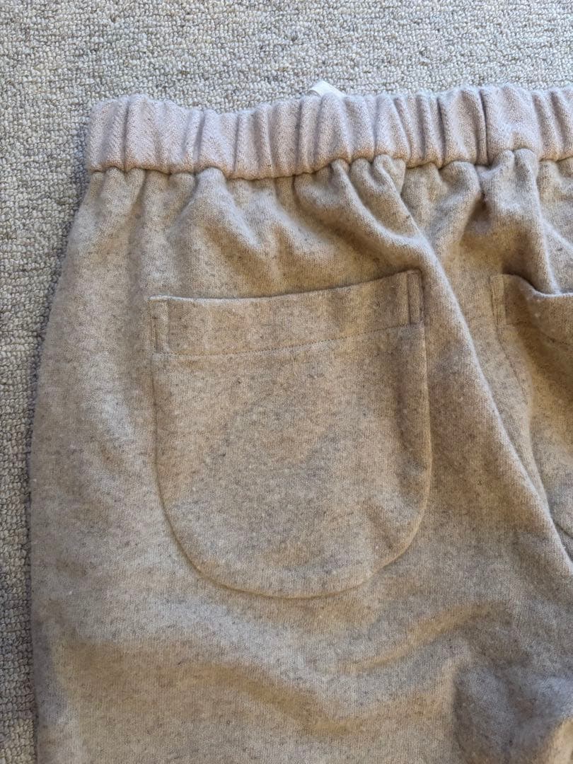 GASA パンツ　ウールリネン　ベージュパンツ