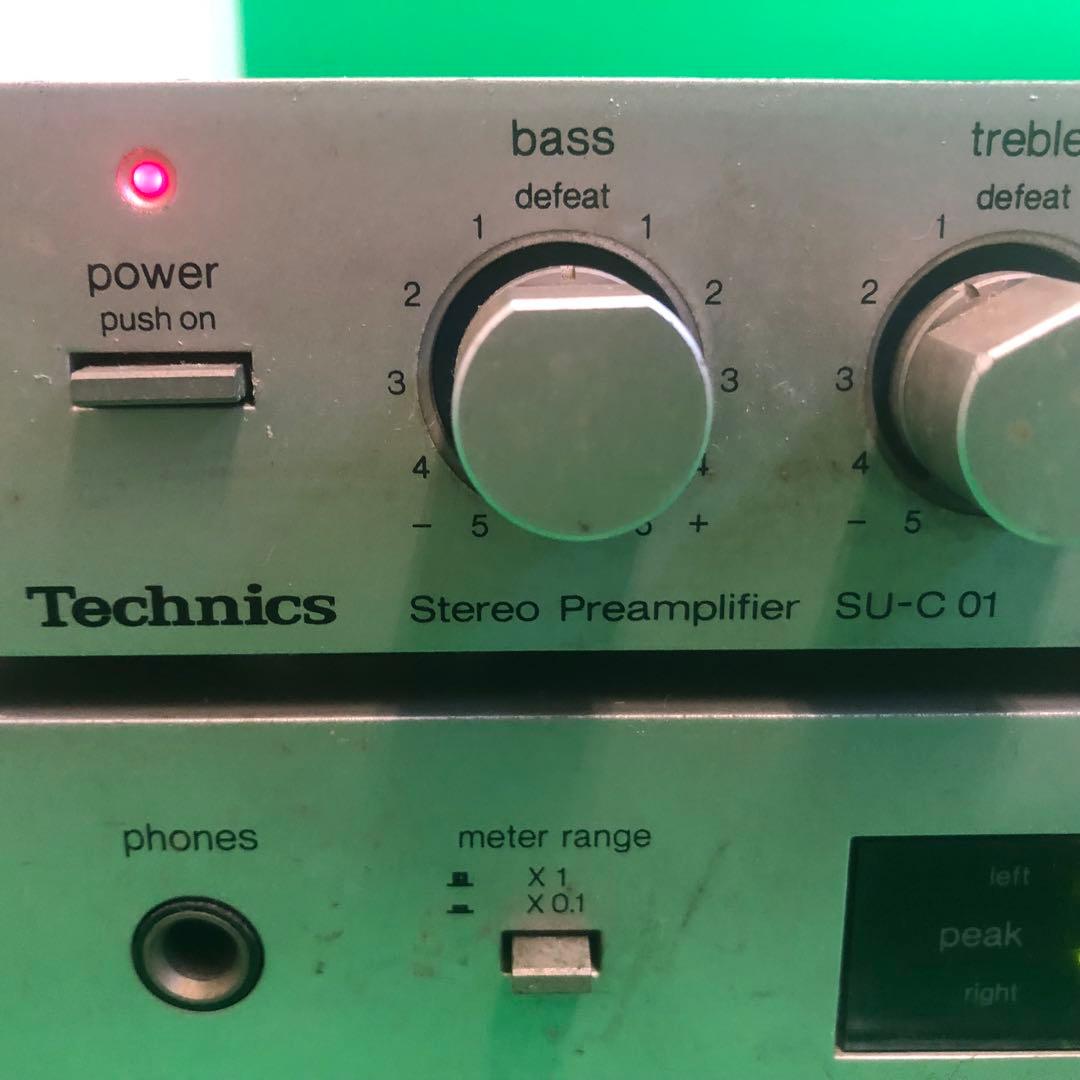 Technics オーディオ SU-C01 SE-C01 SB-F2 通電OK