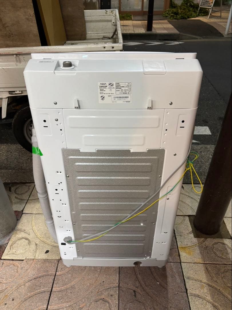 ガイ　AQUA 洗濯機 AQW-S70E3(W) 2024年製7キロ洗濯機