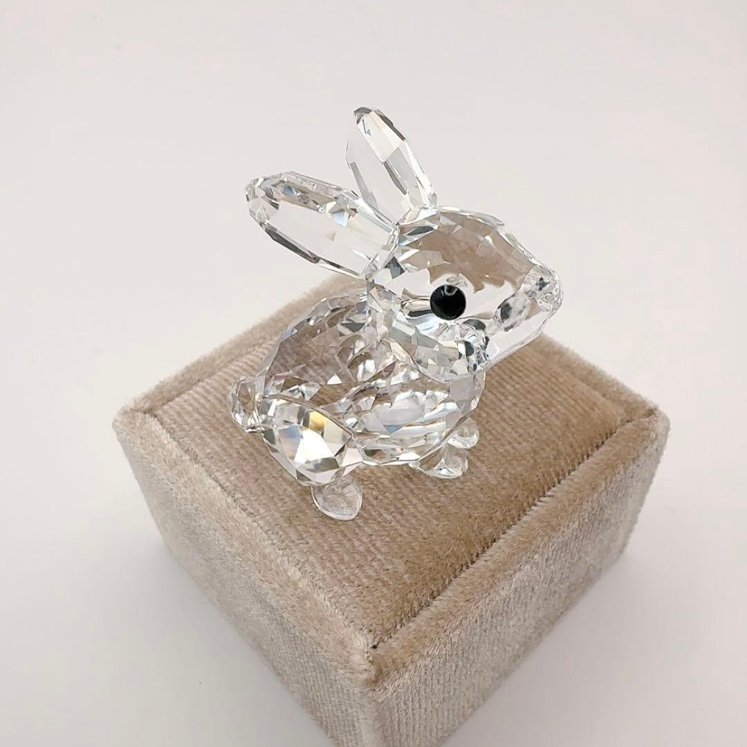 ⭐️SALE⭐【美品】スワロフスキー　フィギュリン　ウサギ　ベイビーラビット