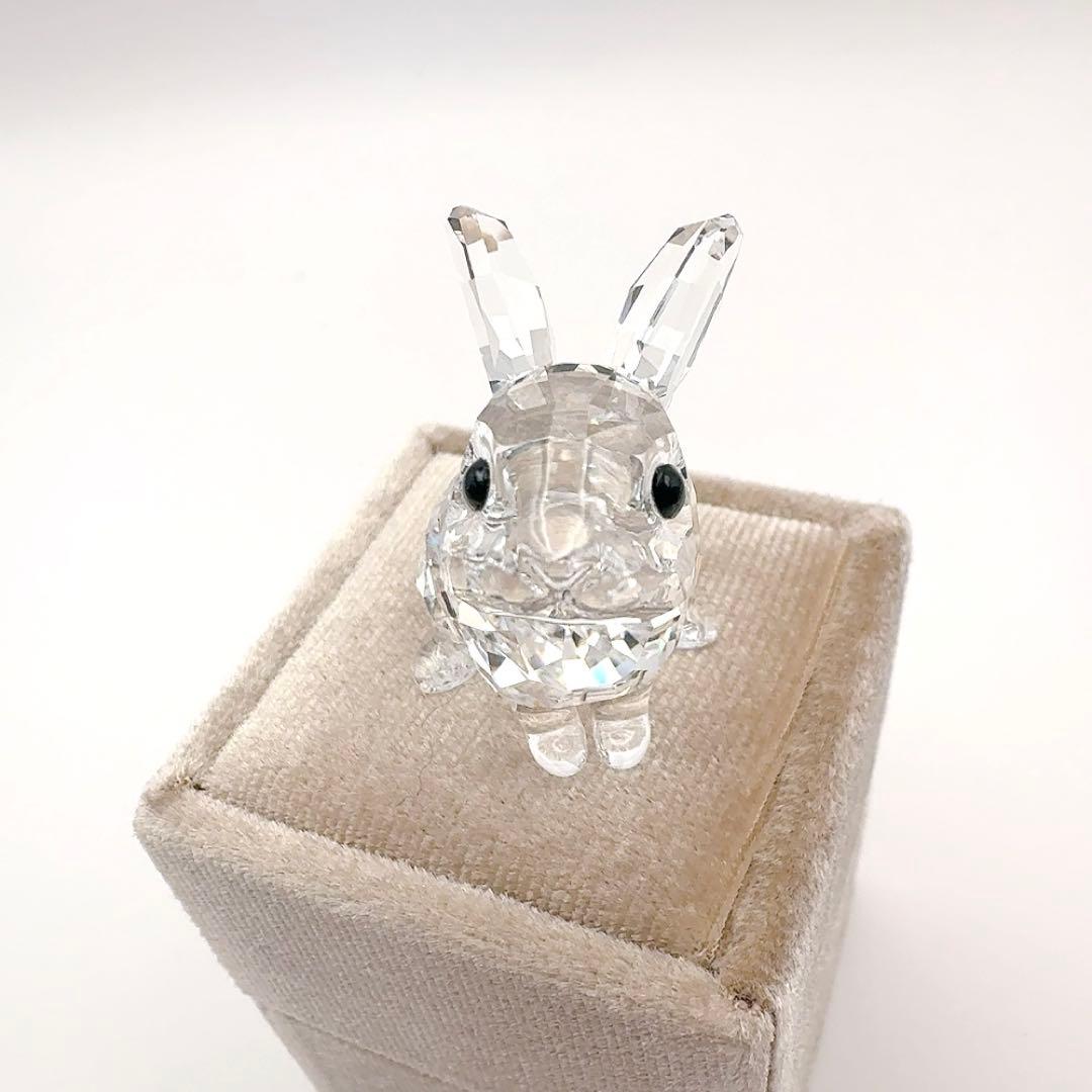 ⭐️SALE⭐【美品】スワロフスキー　フィギュリン　ウサギ　ベイビーラビット