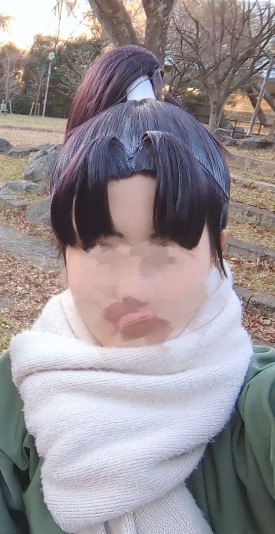 潮江文次郎 忍たま乱太郎 コスプレ ウィッグ