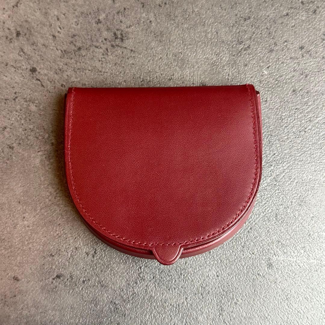 Cartier マストライン 馬蹄型 ケース 小銭入れ　ボルドー
