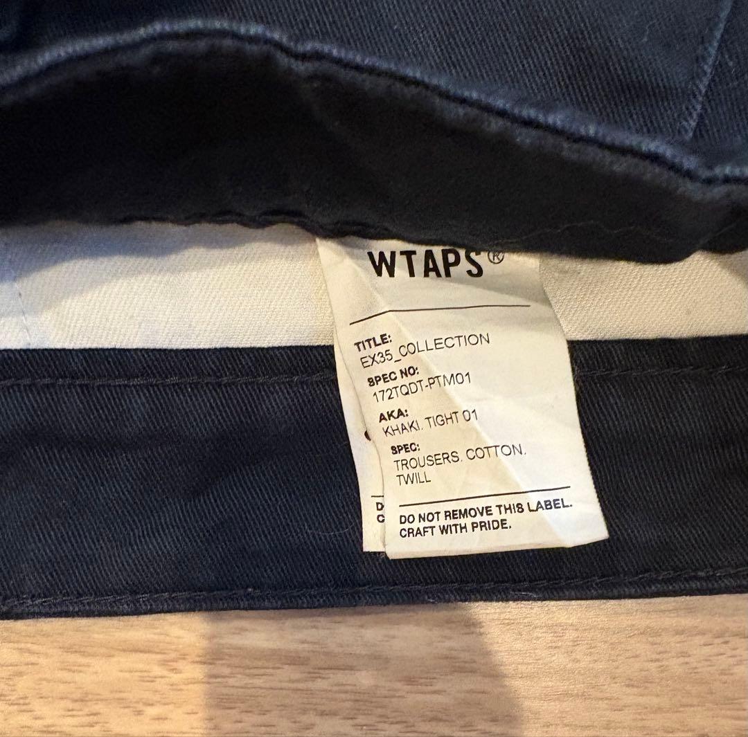 WTAPS KHAKI TIGHT パンツ Ｌサイズ　NAVY ダブルタップス