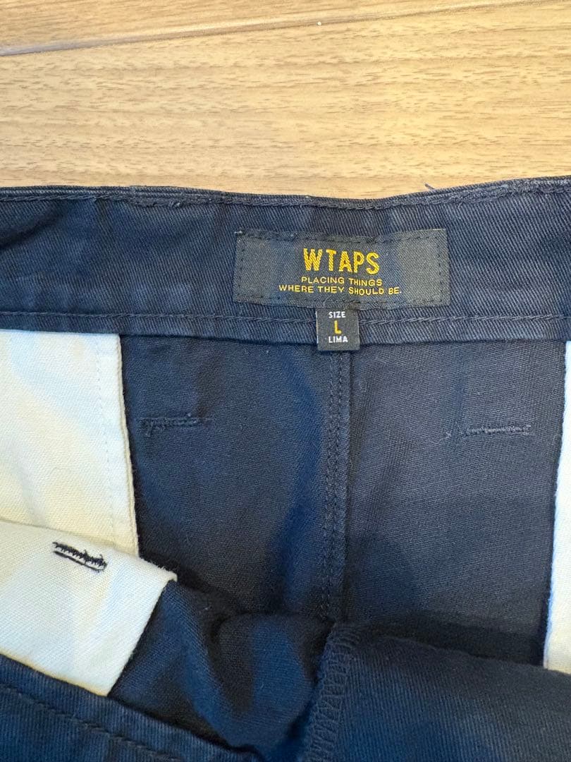 WTAPS KHAKI TIGHT パンツ Ｌサイズ　NAVY ダブルタップス