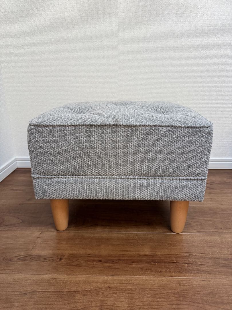 【REP0155】カリモク60 オットマン ミストグレー【A】