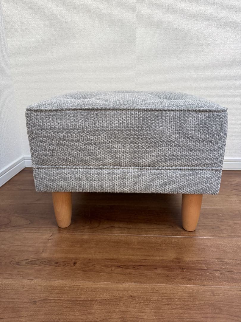 【REP0155】カリモク60 オットマン ミストグレー【A】