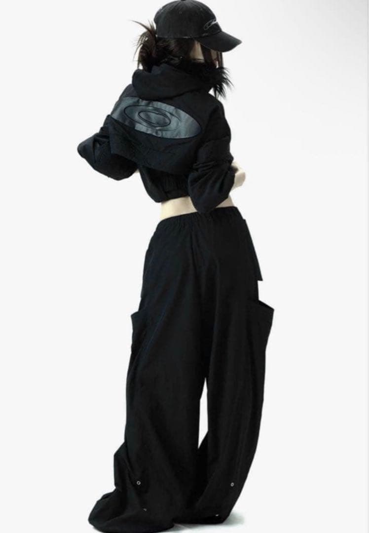 パンツ theredthread S eyelet nylon pants