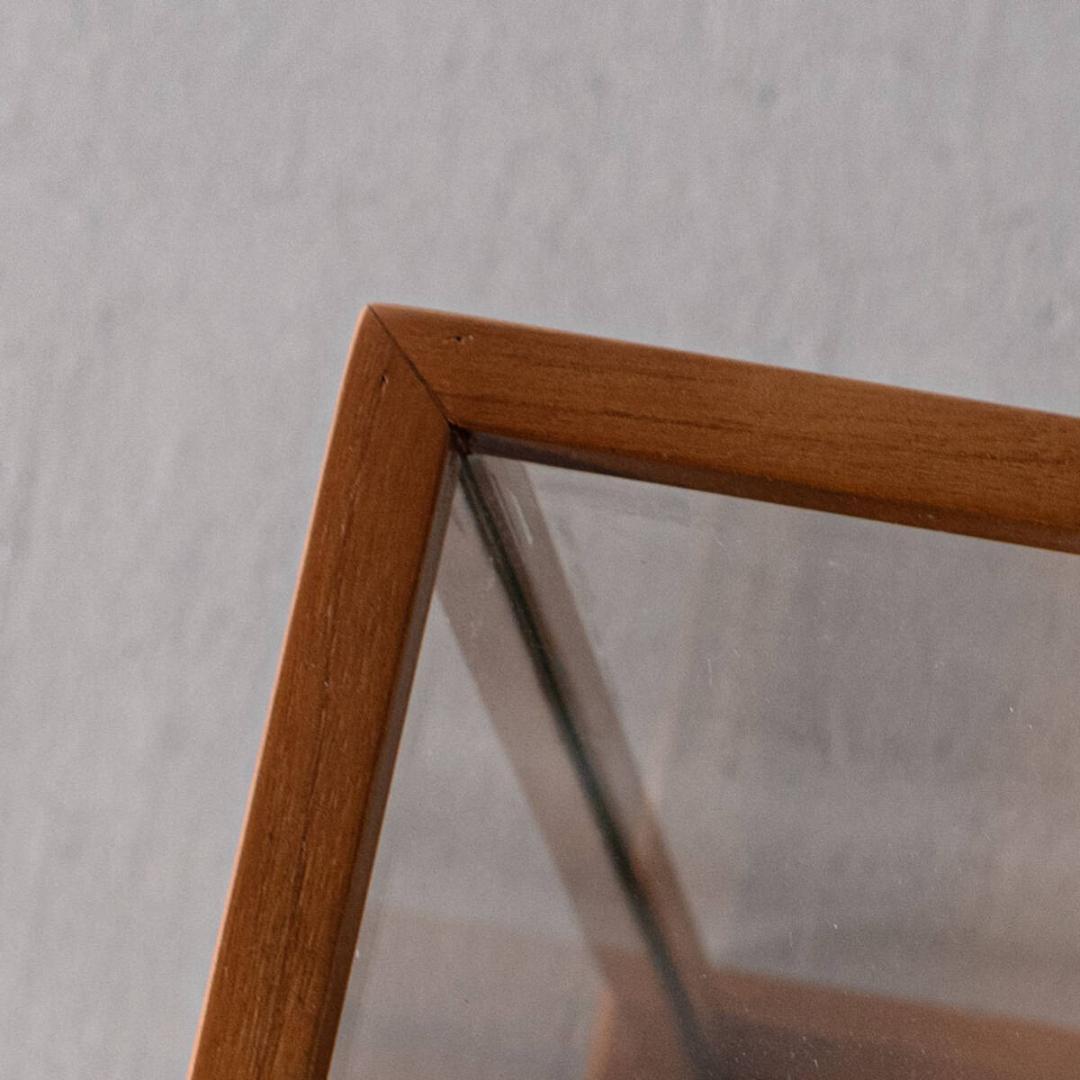 モダン ショーケース ガラス 無垢材 ディスプレイ 展示ケース 収納家具 陳列棚