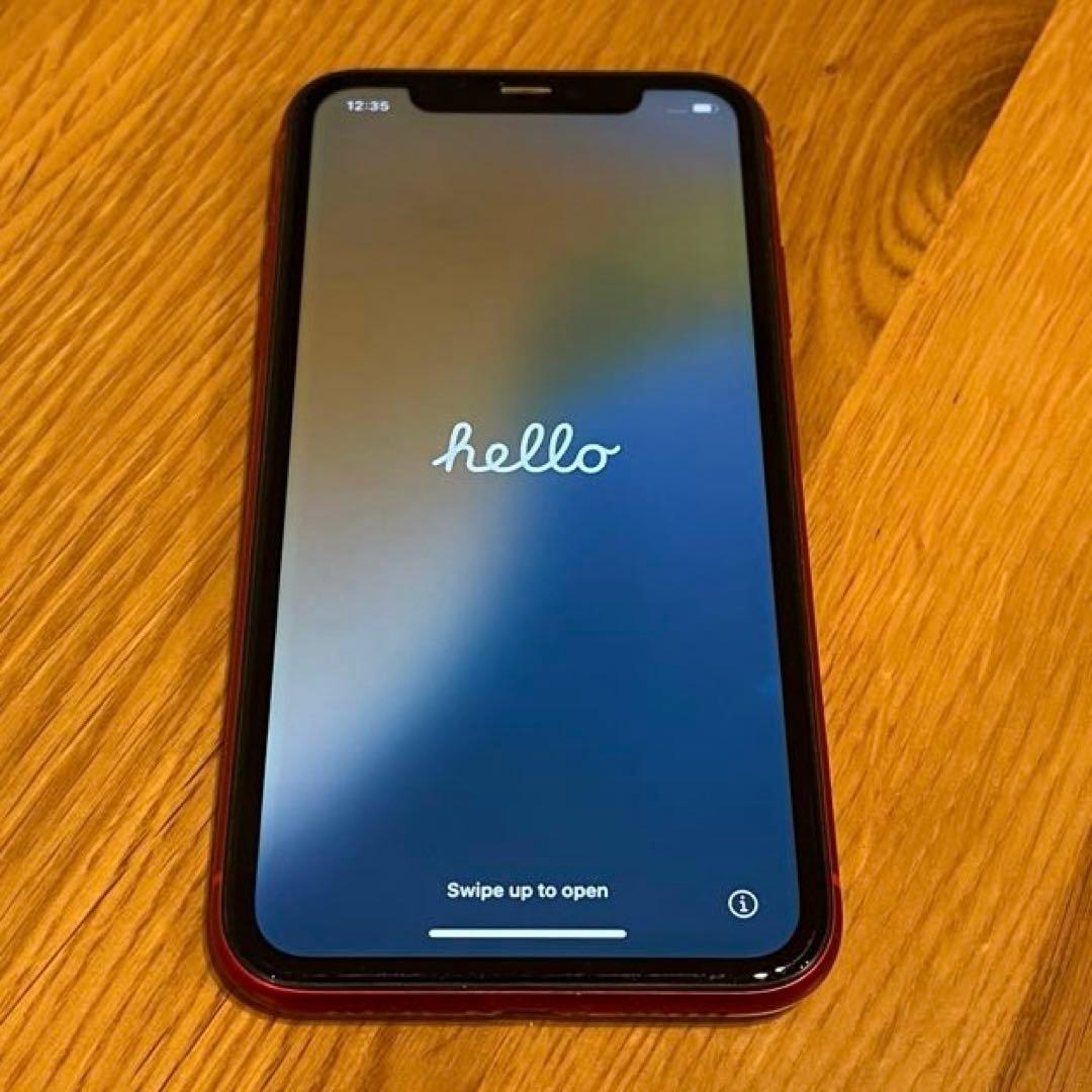 iPhone 11 レッド 128GB SIMフリー【外装美品】