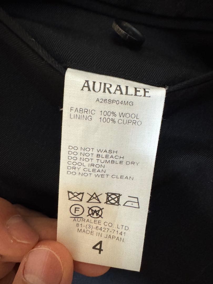 K*R様 LIGHT WOOL MAX GABARDINE TWO-TUCK S