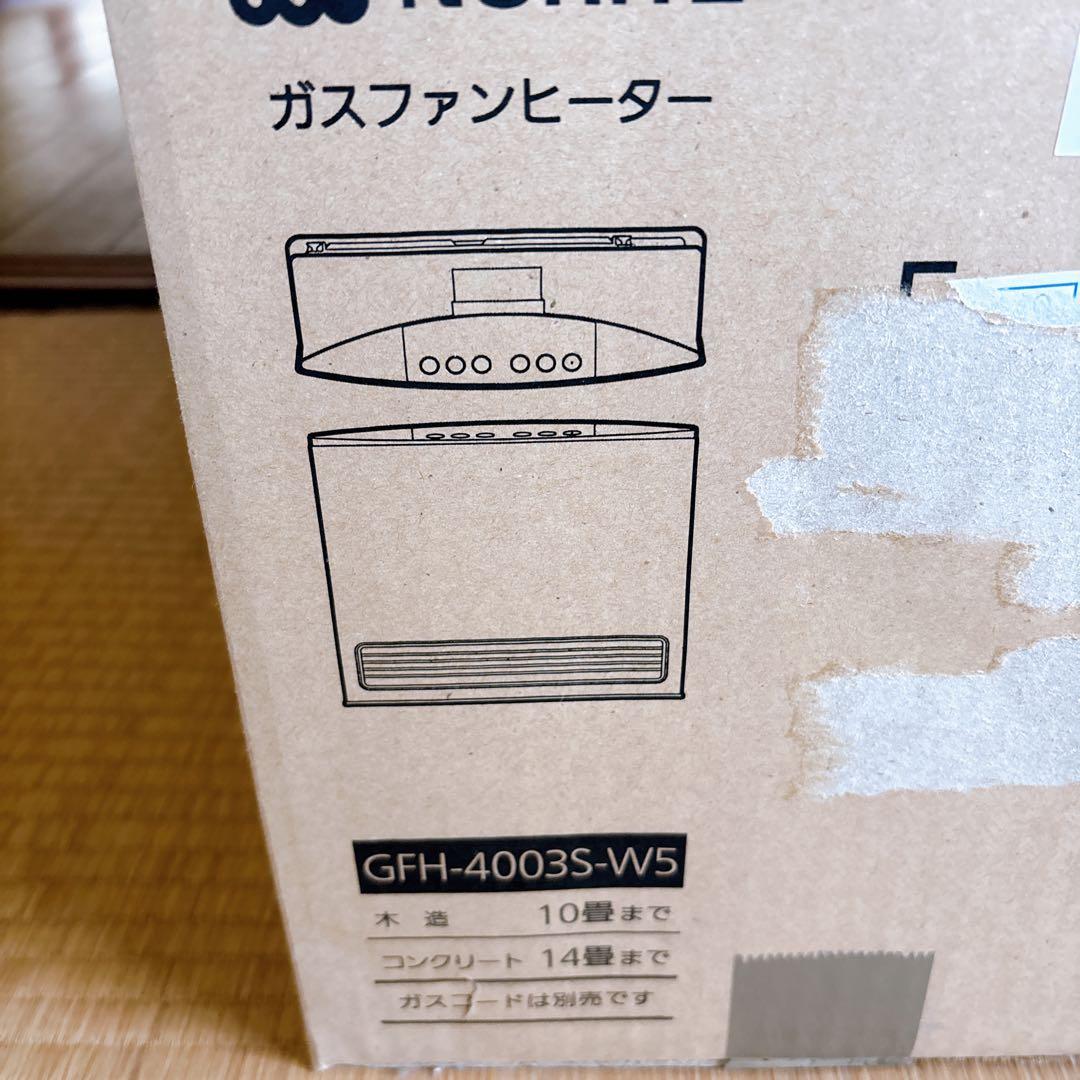 ファンヒーター NORITZ GFH-4003S-W5