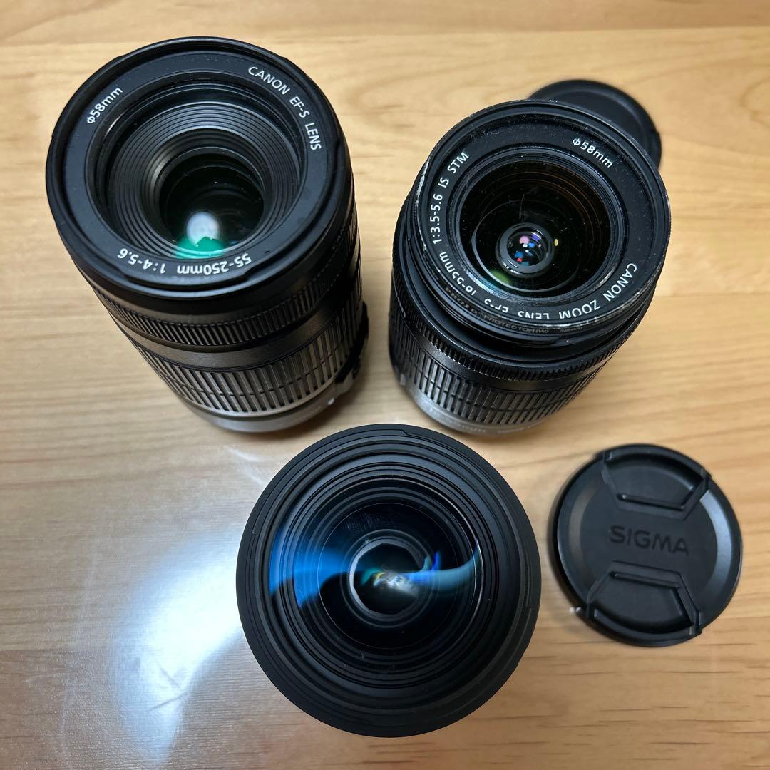 【ジャンク】Canon シグマ 一眼レフカメラ レンズ
