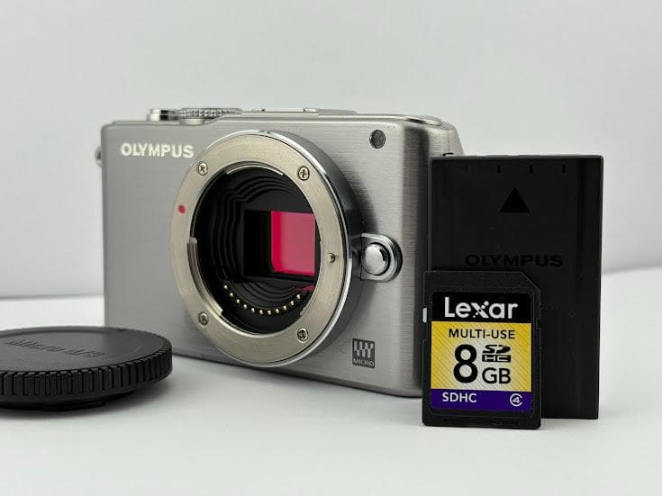 ★極上品★オリンパス OLYMPUS PEN Lite E-PL3 シルバー