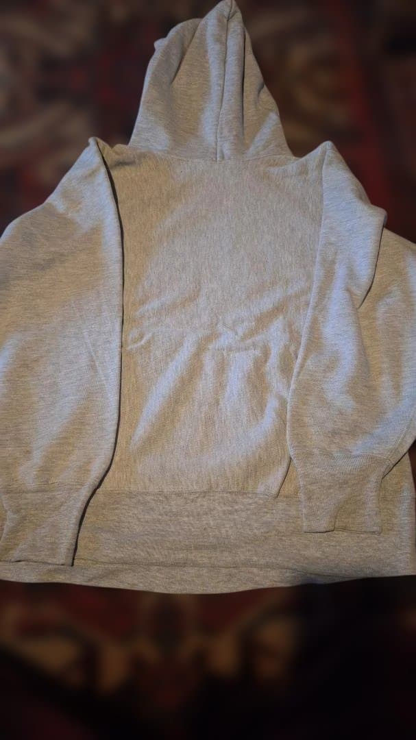 80sChampion グレー フード付きスウェット Lサイズ