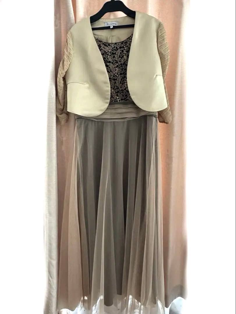 【バッグ付き】3点セット結婚式 ドレス ボレロ パーティー フォーマル