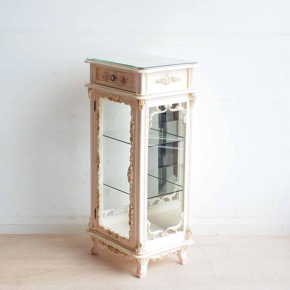 ロココ調 クラシカル ガラスキャビネット B ZR24409