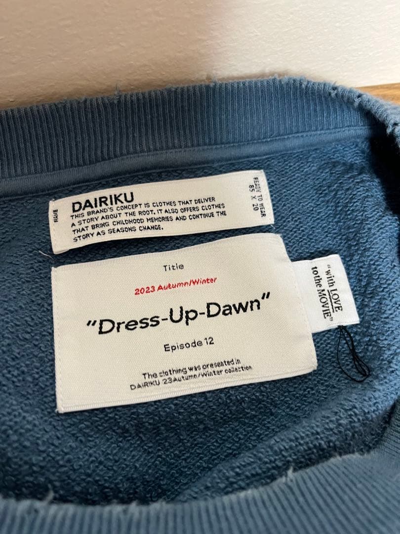 dairiku 23AW スウェット