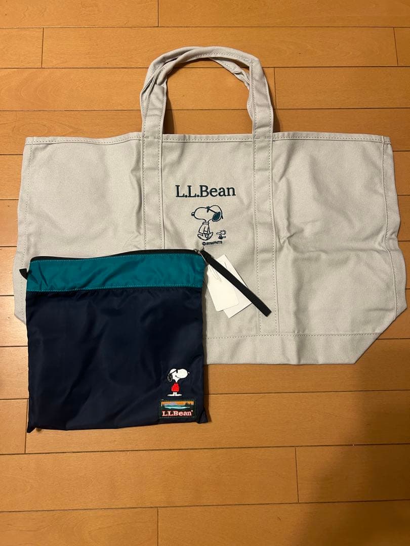 マイキー　スヌーピー L.L.Bean グローサリー　トートバッグ新品