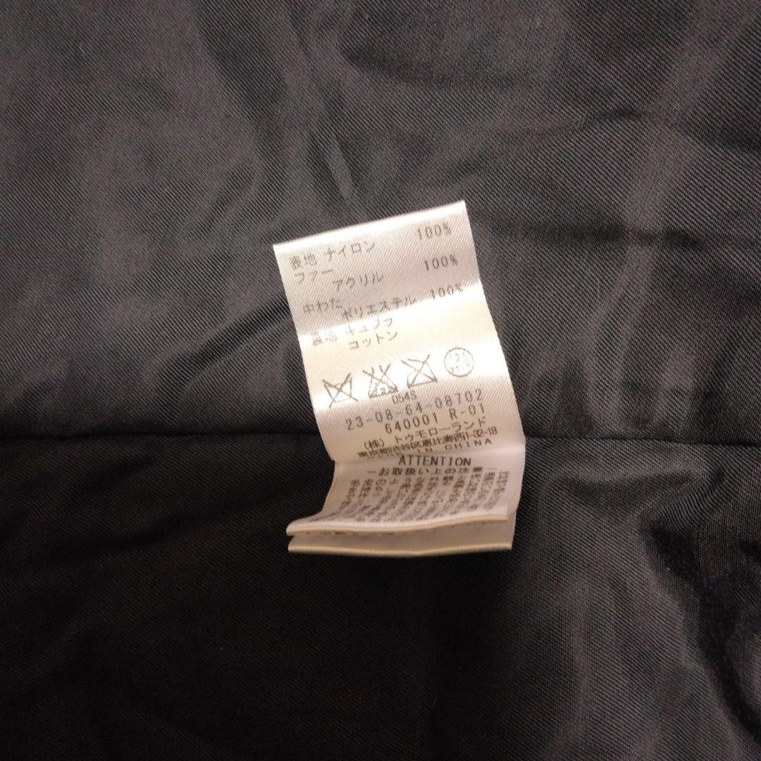 konbu0708ギャルリーヴィー新品未使用　ボアフード付コートサイズ36