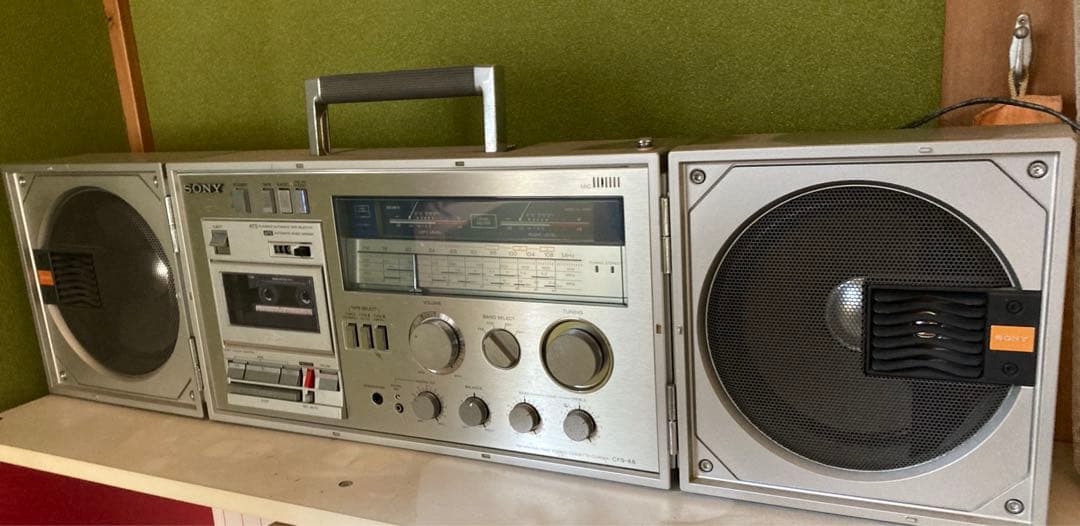 ★本日限定★昭和レトロ★ SONY CFS-88 ラジカセ