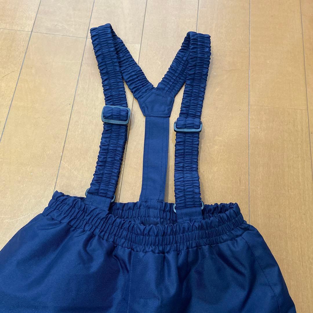 Girls160cmスキーウェア上下　パープル×ネイビー