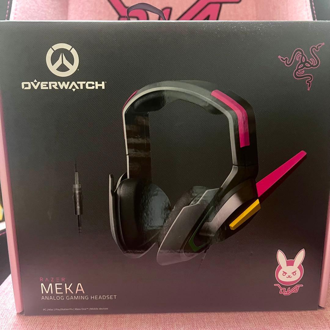 OverWatch D.Va Razer Meka ゲーミングヘッドセット