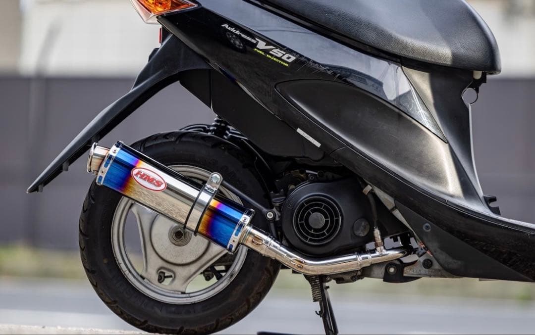 新製品 アドレスV50 (JBH-CA44A) HMS製 B2Xマフラー