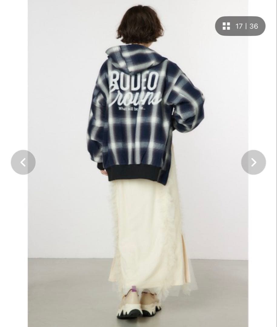 [新品]RODEO CROWNS WIDE BOWL ワークフーディーブルゾン