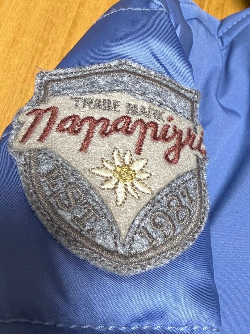 NAPAPIJRI レディース Mブルー ナパピリ SKI ダウン スノーウェア