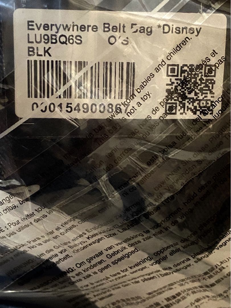 新品☆ディズニー×ルルレモン ベルトバッグ 1L ミッキー ウエストポーチ