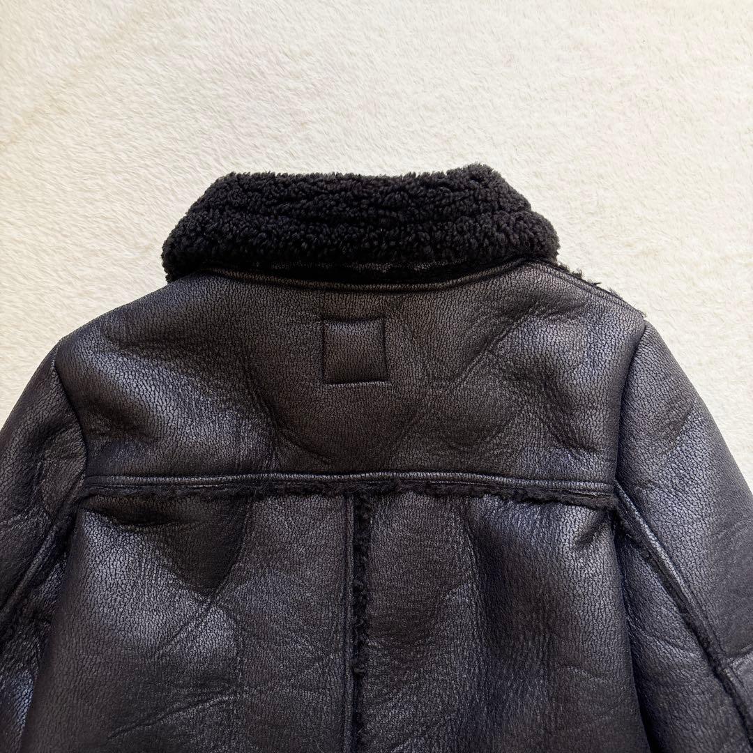 ✨新品✨ZARA ザラ フェイクムートン ダブルフェイスジャケット ブルゾン M