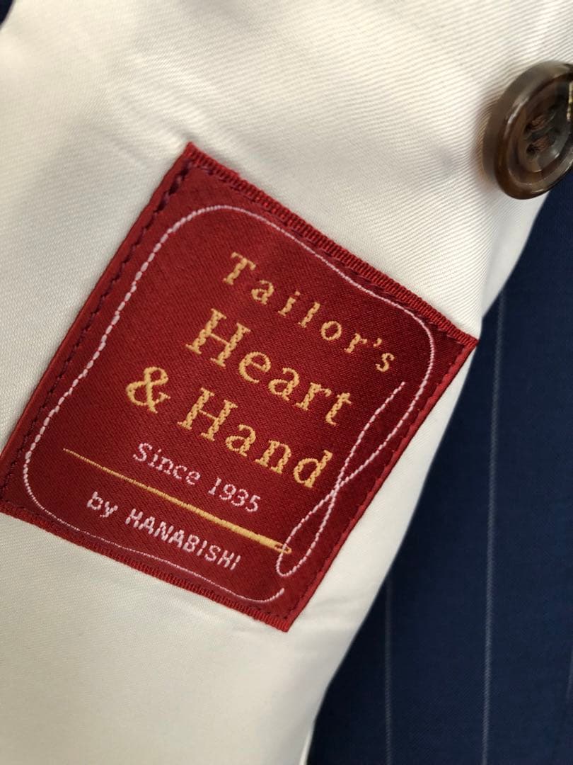 美品HANABISHI花菱オーダースリーピーススーツ