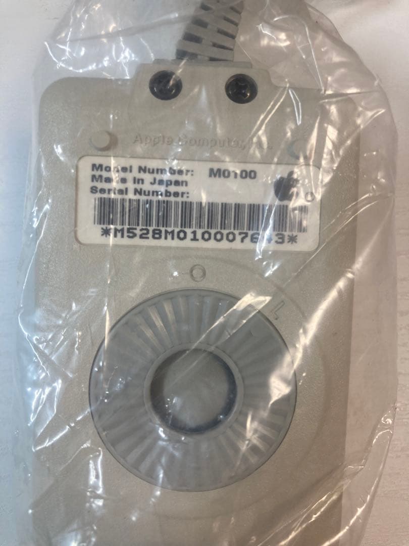 新品未開封Macintosh Plus, 128k, 512k 用マウス