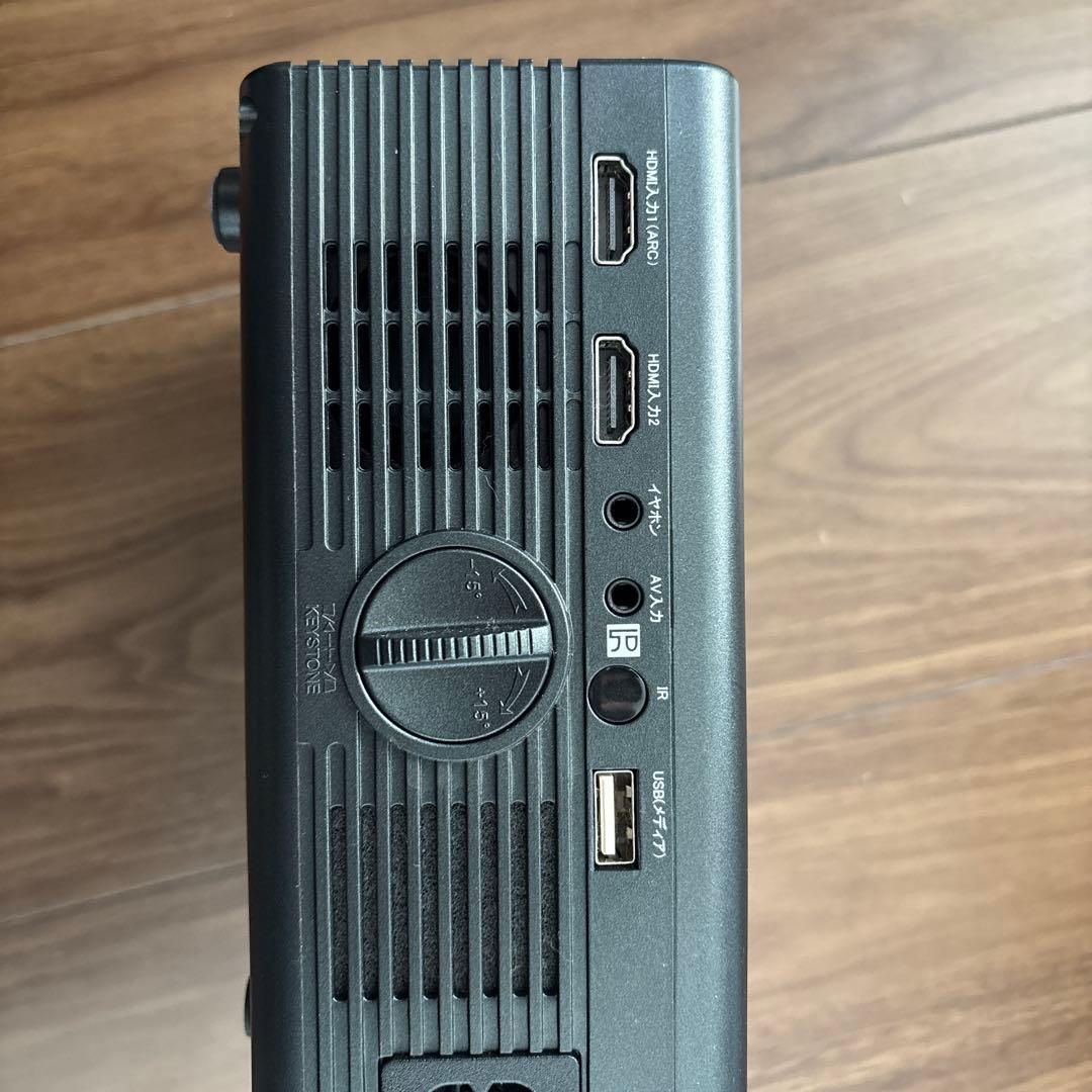 wizz プロジェクター WPJ-V600 コンパクトプロジェクター ブラック