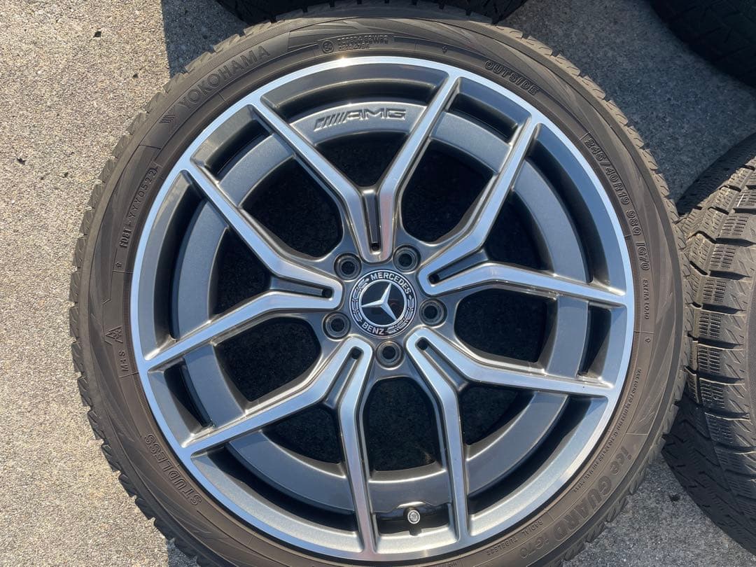 メルセデスベンツ・AMG ・E220d・スタッドレスタイヤ・発送たのメル便にて！
