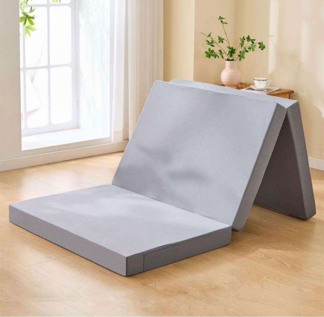 折り畳みマットレス 3つ折り高反発　ダブルサイズ　190N