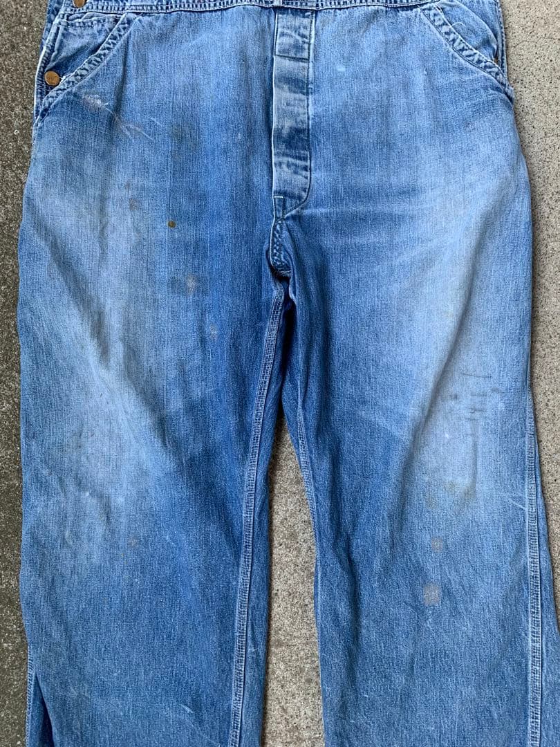 70s〜　Lee リー　デニム　オーバーオール　アメリカ製　USA製