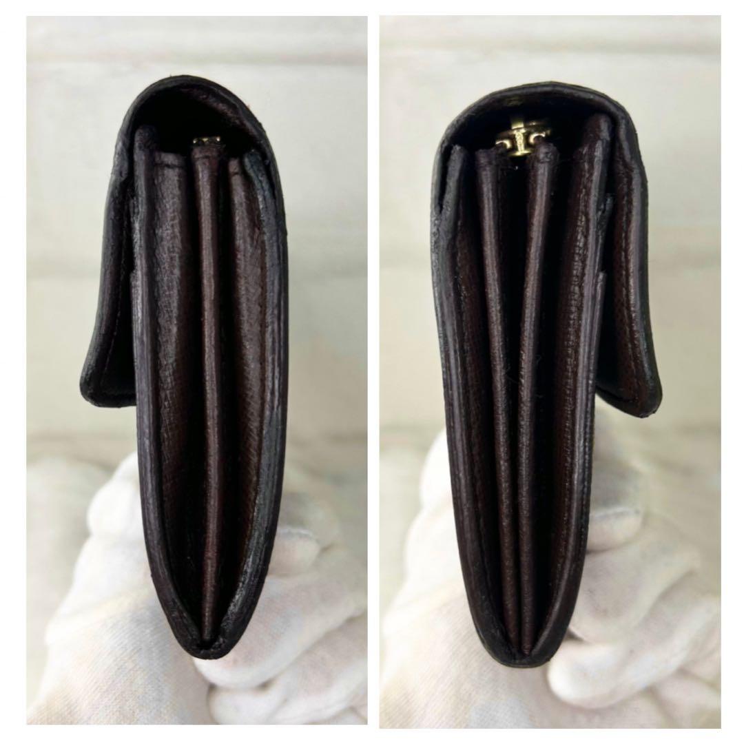 ルイヴィトン ダミエエベヌ 長財布 ブラウン 正規品 シリアル刻印あり