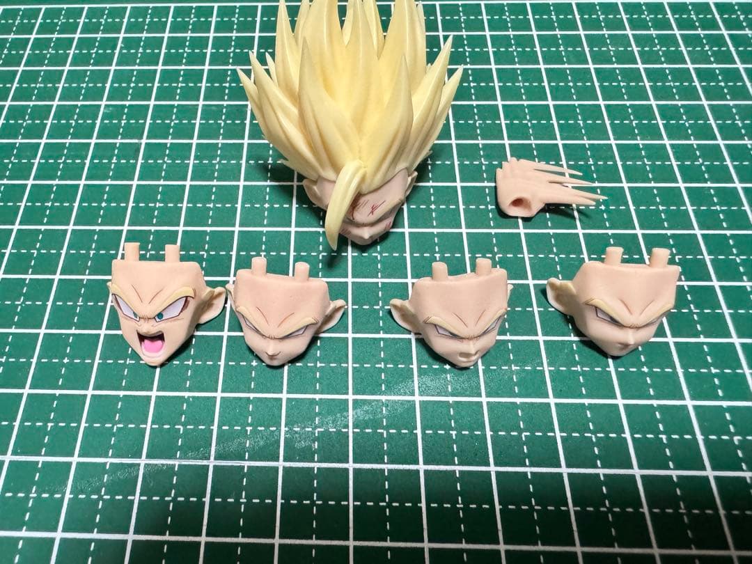 S.H.figuarts用 孫悟飯 スーパーサイヤ人２ カスタムヘッド