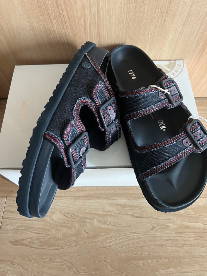 新品ビルケンシュトック 1774 アリゾナ Denim サンダル42 27cm