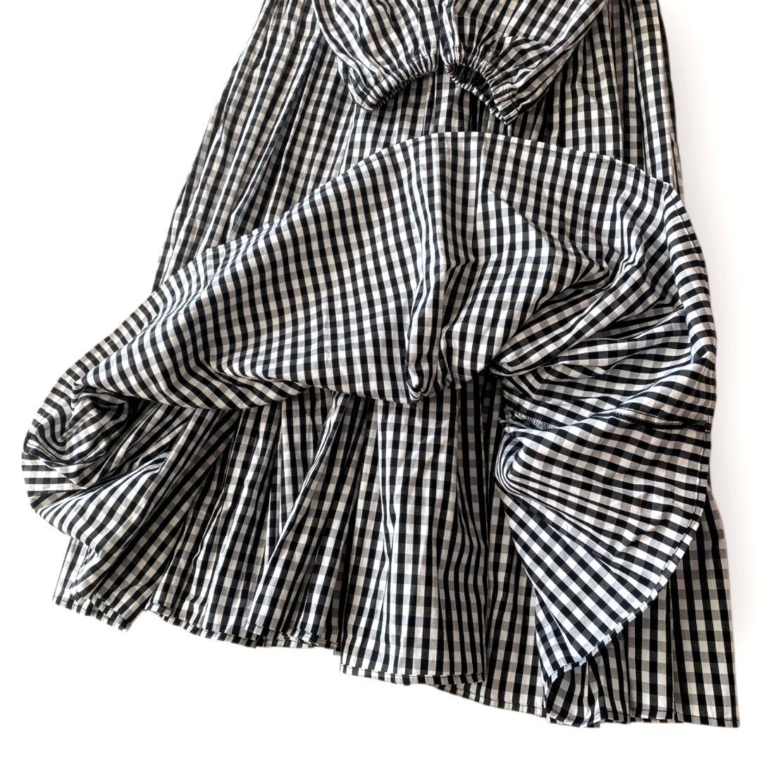 ビアズリー BEARDSLEY ロングワンピース ギンガムチェック ゆっくり