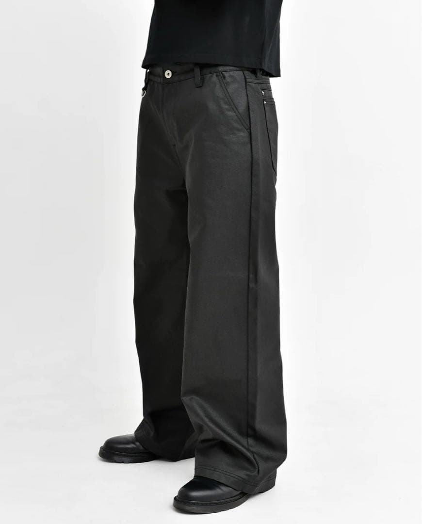 パンツ Asapmode Stacked Coating Loose Fit Pants