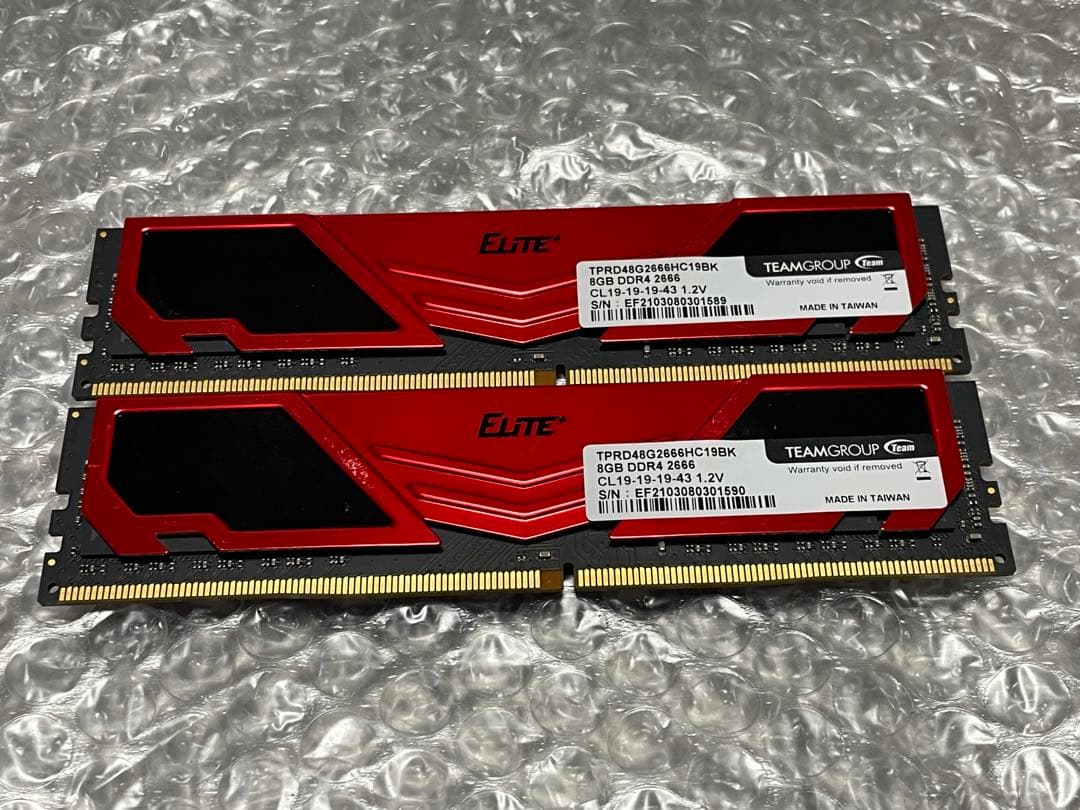 デスクトップ用メモリー　DDR4 2666V 8GB