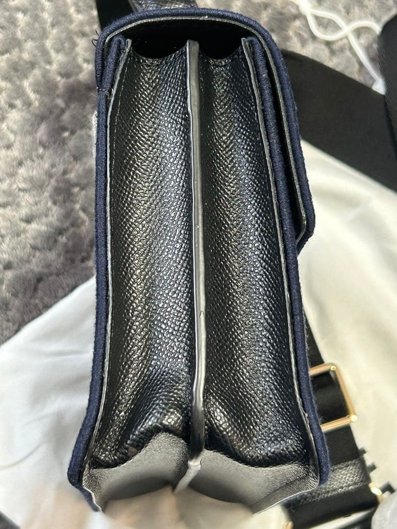 FURLA ショルダーバック　デニム　ネイビー　フルラ　ベラ