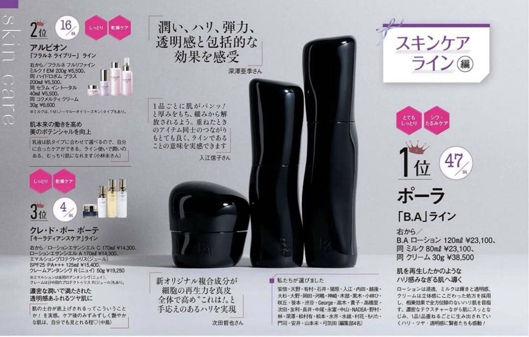 【ベストコスメ第一位】新商品ポーラ B.A第７世代お試しローション 120ml