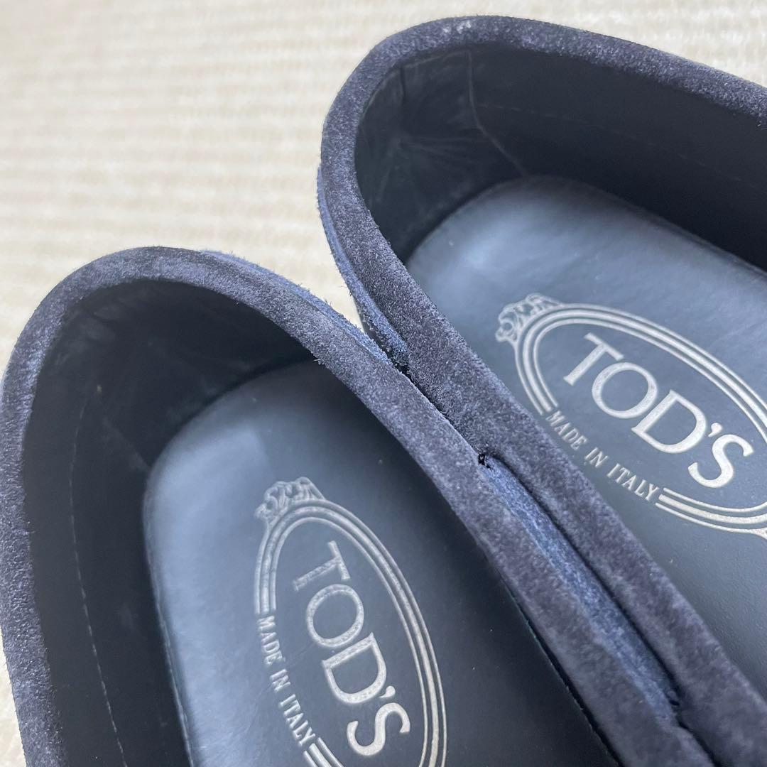綺麗❤️トッズ フラットシューズ モカシン ドライビングシューズ スウェード 黒