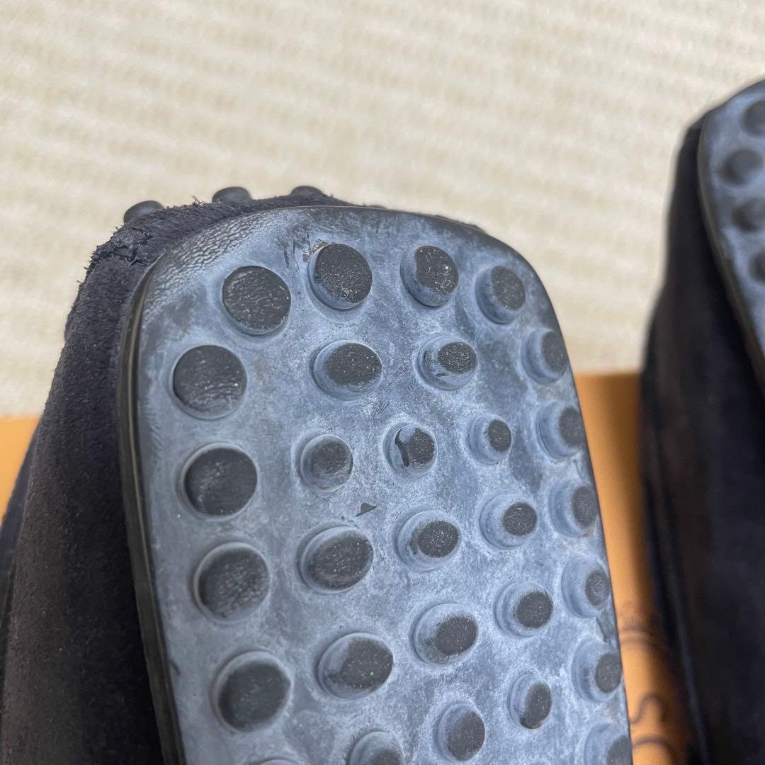 綺麗❤️トッズ フラットシューズ モカシン ドライビングシューズ スウェード 黒