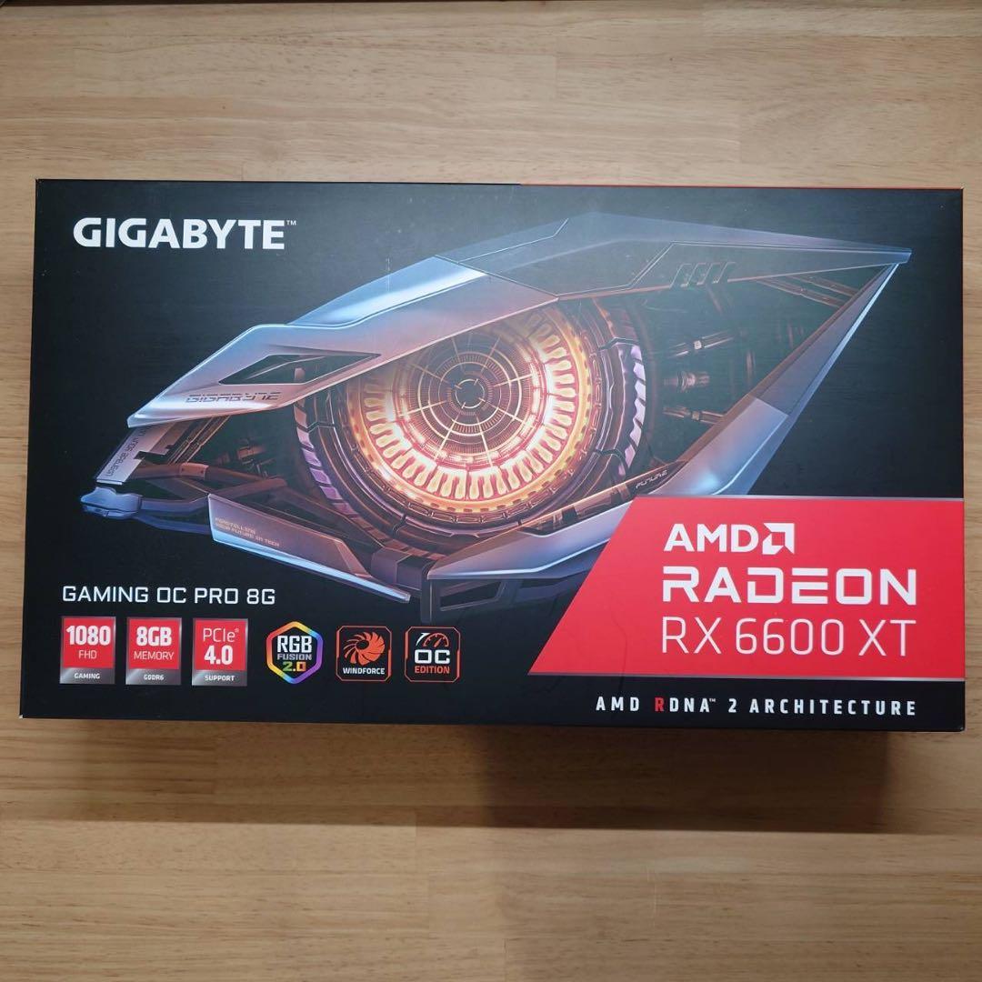 グラフィックボード・グラボ・ビデオカード GIGABYTE Radeon RX 6600 XT
